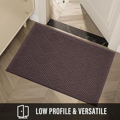 Sturdy Front Door Mat, Absorbent Muddy Dirt Resist Welcome Door Mats Outdoor - Image 6