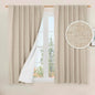 100% Blackout Linen Window Curtains by LAMIT