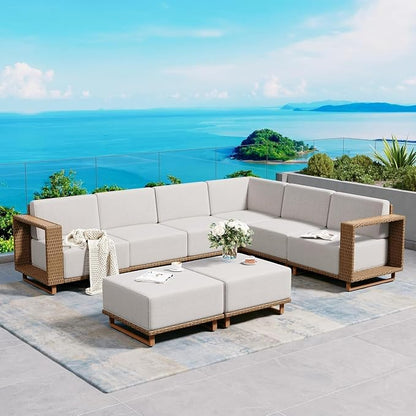 SUNSHINE VALLEY Outdoor Sectional, Patio Furniture by SUNSHINEVALLEY