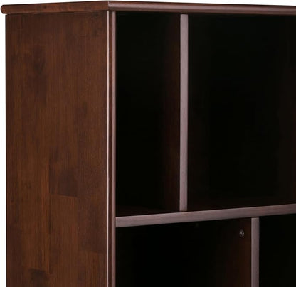 SIMPLIHOME Draper 22 inch Mid-Century Modern 6 Cubbie Bookcase - Image 9