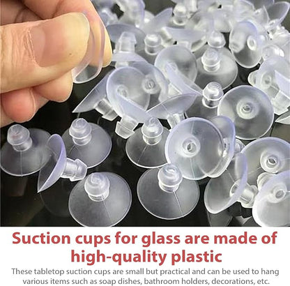 20-Pack Transparent Anti-Collision Suction Cups, 18mm/0.7" Mark-Free Design - Image 5