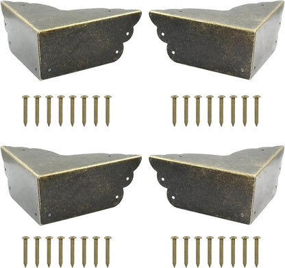 Bivethoi 8 Packs Bronze Box Corner Protectors, Edge Cover Safety Guard - Image 5