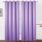 Blackout Curtains 66 x 95 inch/Lavender Curtains Set of 2 Panels/Thermal by Lemomo
