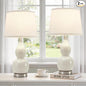 GyroVu 22" Table Lamp Set of 2, Color Temperature Adjustable Double Gourd by WelcomeGyroVu