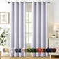 MIULEE Blackout Curtains for Bedroom 2 Panels 50x84 Inch Long Greyish White | by MIULEE