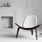 OAKHAM Shell Chair for Living Room, Ergonomic Plywood Accent Mid Century Modern by OAKHAM