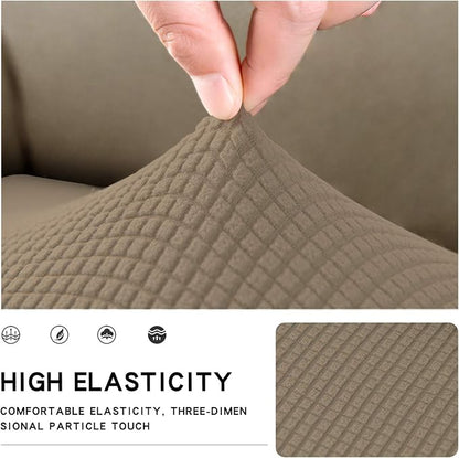 Easy-Going Stretch 1 Piece Loveseat Couch Cushion Cover - Image 3