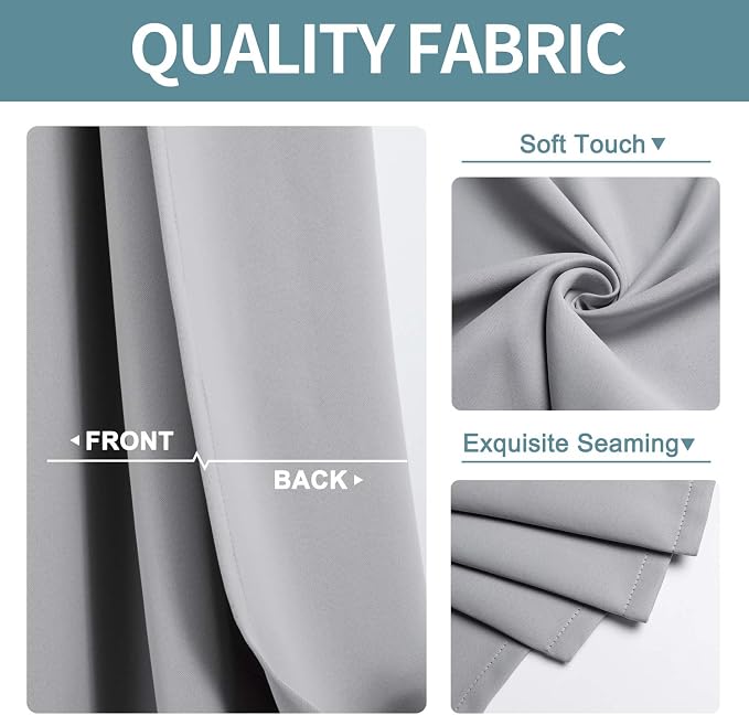 ChrisDowa Grommet Blackout Curtains - Image 3
