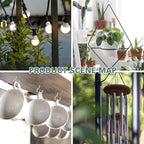 125 Pcs Screw Hooks in 5 Sizes – Cup Hooks for Hanging Plants, Mugs, Lights, and Ceiling Storage (Silver)