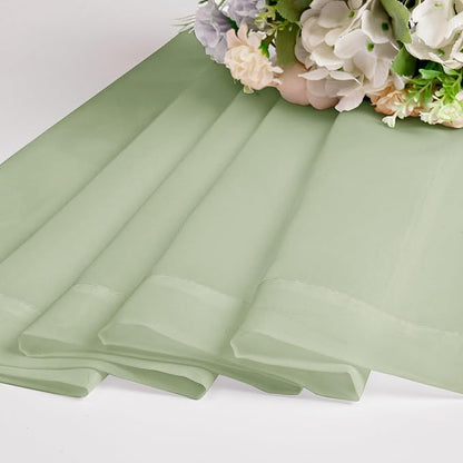 Chyhomenyc Light Green Sheer Valances - Image 7