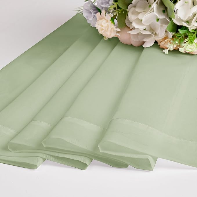 Chyhomenyc Light Green Sheer Valances - Image 3