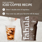 Fabula Coffee Medium Roast Whole Beans - Organic - Low Acid - Single Origin - Non-GMO - Mold Free - 80 Ounces