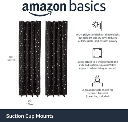 Amazon Basics Portable Blackout Curtain Shade - Image 2