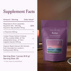 SPACE AND TIME Relax - Mushroom Chai Tea - 20 Cups of Calm & Relaxation - Mushroom Tea with Reishi, Magnesium & L-Theanine
