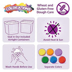 Colorations Wheat & Gluten Free Dough, 6 Classic Colors, ea 1.5 lb | Non-Toxic, Play Dough, Bulk Set, Sensory Kit, Party Favors, Classroom Pack