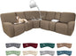 100% Waterproof Sectional Recliner Couch Covers by ROFASVCO
