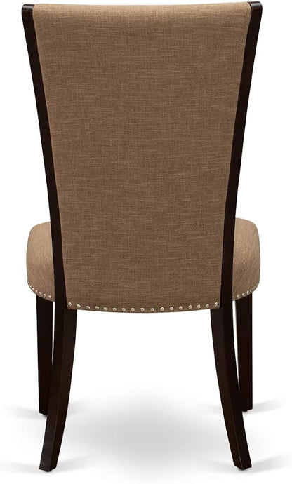 East West Furniture VEP3T47 Verona Modern Parson Chairs - Image 7