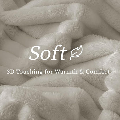 BEDELITE Ribbed Twin Blanket for Couch & Bed, Light Grey, Warm Yet Lightweight - Image 5
