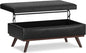 SIMPLIHOME Owen Lift Top Coffee Table Storage Ottoman by SimpliHome