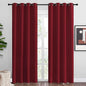 NICETOWN Christmas Burgundy Blackout Curtains Grommet by NICETOWN