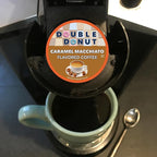 Double Donut Coffee Variety Pack Assorted Medium Roast, Dark Roast & Flavored Coffee in Recyclable Single Serve Cup, 66 Count