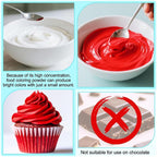 Food Coloring Powder - 15 Bright Colors Flavorless Food Dye, High Concentrated Upgraded Food Coloring for Icing, Baking, Cake Decorating, Cooking, Frosting - 5g/bottles