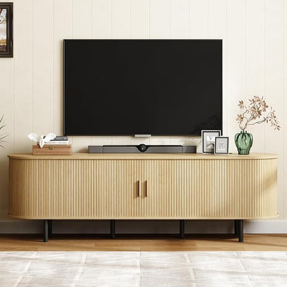 ONBRILL 70.8" TV Stand with Power Outlet by ONBRILL