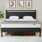 Z-hom Upgraded King Size Bed Frame, Heavy Duty Metal Sturdy King Bed Frame by Z-HOM