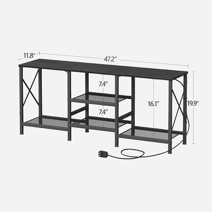 JARHETUN TV Stand with LED Lights - Image 3