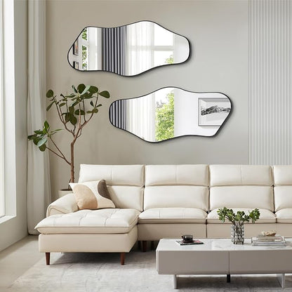 Irregular Wall Mirror, Modern Organic Shaped Mirrors - Image 3