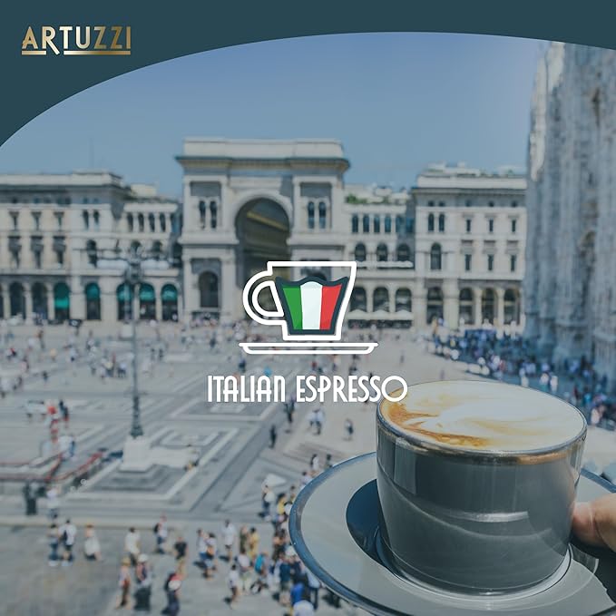Artuzzi Lungo Venezia I 120ct Espresso Capsules Compatible with Nespresso Original Machines I Dark Roast I Intensity 8 I Aluminum & Recyclable Lungo Pods I Italian Roast
