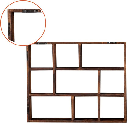 SOFE Small Brown Wood Shadow Box - Image 3