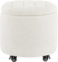 Furniliving Modern Round Storage Ottoman by FurnilivingFurnitureforHome