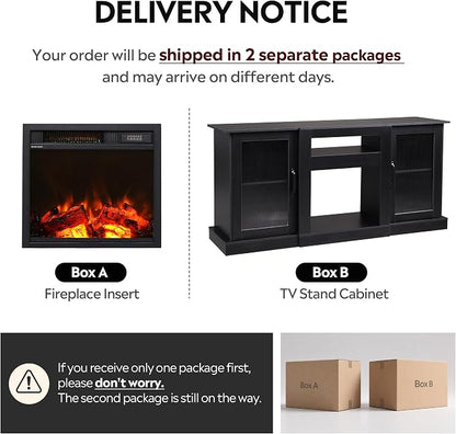 WLIVE Fireplace TV Stand for 65" TV, Entertainment Center - Image 9