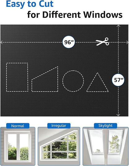 Blackout Curtains for Bedroom Portable 96"x60" Blackout Shades | 100% Black Out - Image 4