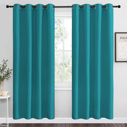 NICETOWN Room Darkening Curtains 78 inch Length 2 Panels, Thermal Insulated by NICETOWN