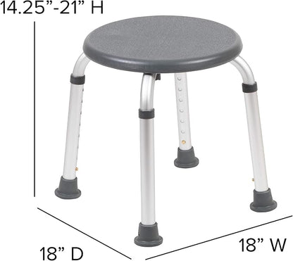 Flash Furniture Hercules Series Aluminum Bath and Shower Chair - Image 5