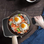 2 PCS Gray Pot Holders Sets for Kitchen Heat Resistant Oven Hot Pads with Pockets Non Slip Soft Grip Potholders for Baking Cooking 8"x8.5"