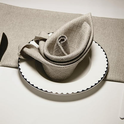 BALCONY & FALCON Cloth Napkins Set of 6 Washable Linen Napkins Absorbent - Image 6