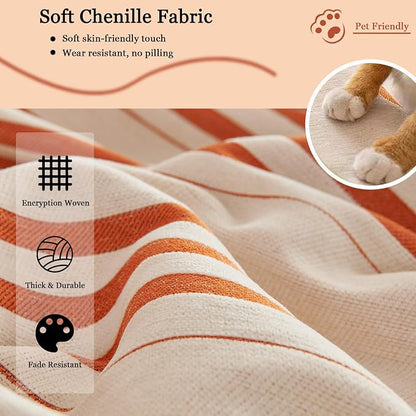 DREAMINGO Couch Cover Reversible Chenille Furniture Protector Sofa Covers - Image 4