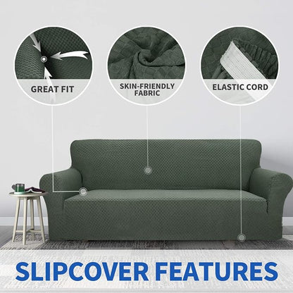 ZNSAYOTX 1 Piece Jacquard Chair Slipcovers - Image 5