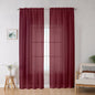 Sheer Curtains, Sheer Curtains 78 inch Length 2 Panels Set, Rod Pocket Voile by OWENIE