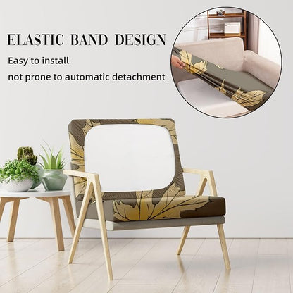 8Pcs Outdoor Cushion Covers, Elastic Patio Cushion Covers | Washable, - Image 5