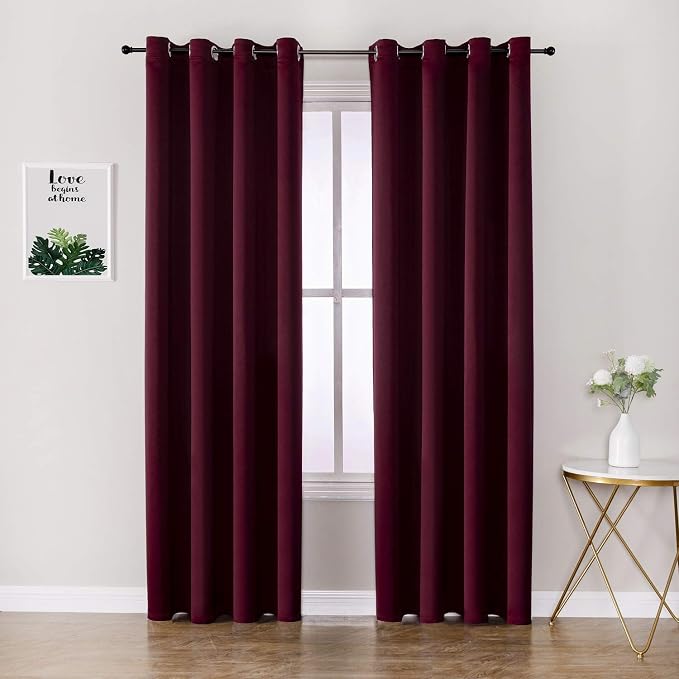 ChrisDowa Blackout Curtains for Bedroom and Living Room 72 Inches Long | 2 by ChrisDowa