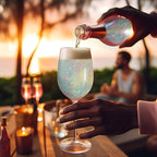 Green Iridescent BREW GLITTER Edible Glitter For Drinks, Cocktails, Beer, Garnish Glitter & Beverages | KOSHER & HALAL Certified | 100% Edible & Food Grade | Vegan, Gluten, Nut Free (25g, Green Iridescent)