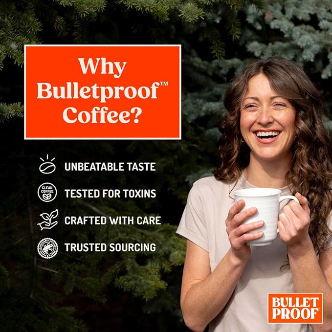 Bulletproof French Kick Dark Roast Single Serve Pods, 24 Count, 100% Arabica Coffee, Clean Coffee Tested for Toxins, Packaging May Vary