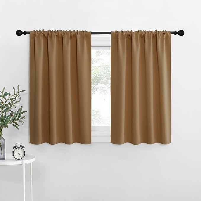 NICETOWN Blackout Curtains for Living Curtains, 2 Panels, 29 by 30, Room by NICETOWN