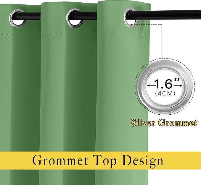 NICETOWN Blackout Window Curtain 90 inch Length - Image 5