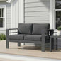 Wisteria Lane Metal Patio Furniture Sofa, All-Weather Outdoor Couch by WisteriaLane
