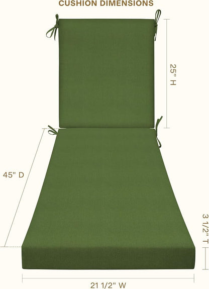 Honeycomb Outdoor Chaise Lounge Cushion - Image 2